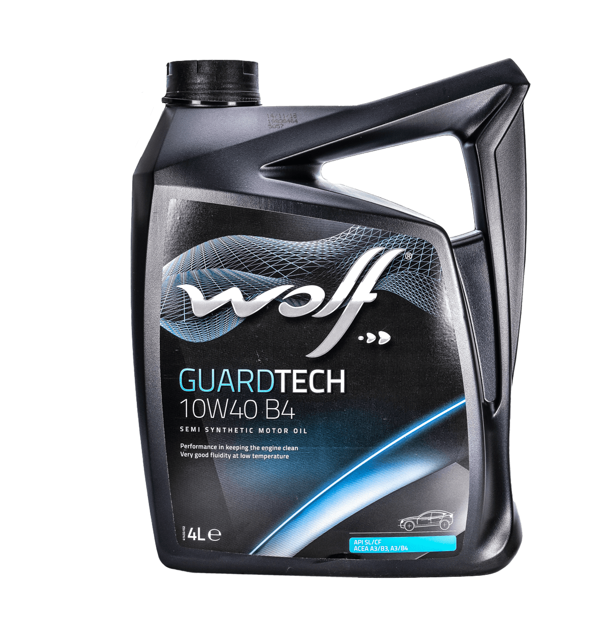 Моторное масло Wolf GuardTech 10W-40 B4, 4л 